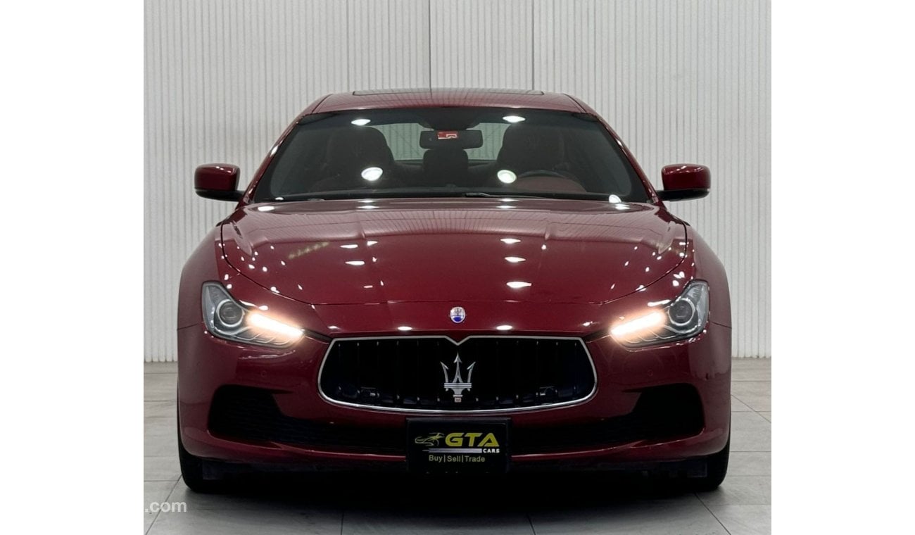 مازيراتي جيبلي 2016 Maserati Ghibli Ermenegildo Zegna Edition, Service Package, Full Service History, GCC