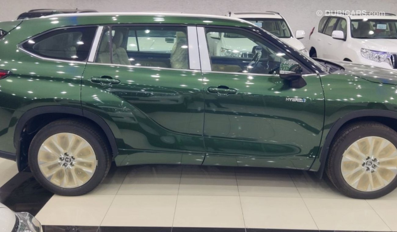 تويوتا هايلاندر Limited 2.5L Hybrid Auto Green Color