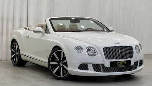 Bentley Continental GTC W12 2012 Bentley Continental GTC Convertible, W12, Excellent Condition, Full Options, GCC