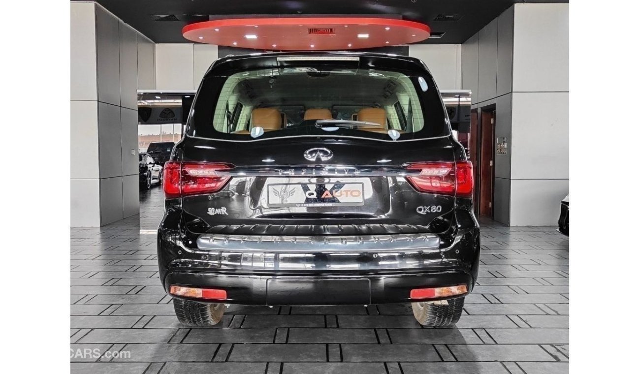 Infiniti QX80 Luxe 7st AED 2,200/MONTHLY | 2018 INFINITI QX80 LUXURY | 7 SEATS | GCC | UNDER WARRANTY