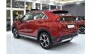 Mitsubishi Eclipse Cross EXCELLENT DEAL for our Mitsubishi Eclipse Cross ( 2018 Model ) in Red Color GCC Specs