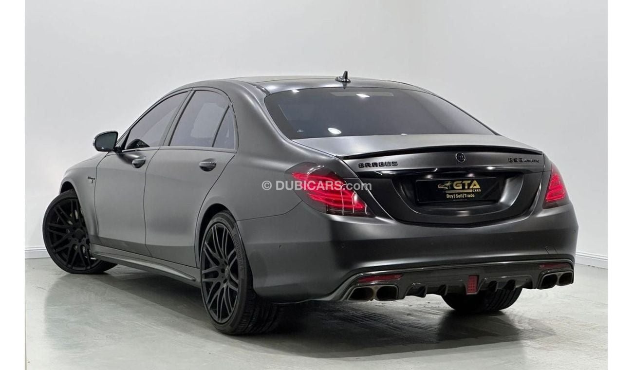 مرسيدس بنز S 63 AMG Std 5.5L 2015 Mercedes Benz S63 4MATIC Brabus Edition, 1 Of 1, Full Service History, Fully Loaded, G