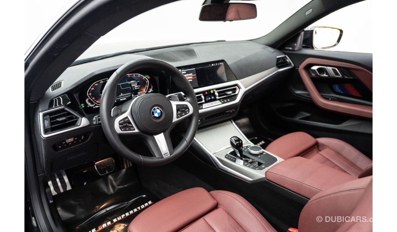 بي أم دبليو 230i 2022-BMW 230i M SPORT-GCC-FULL SERVICE HISTORY-WARRANTY AND SERVICE CONTRACT WITH AGMC TILL NOV 2027