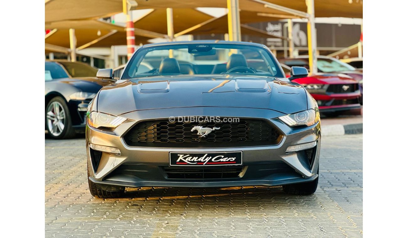 Ford Mustang EcoBoost Convertible | Monthly AED 1420/- | 0% DP | Blindspot | Touch Screen | Leather Seats | # 023