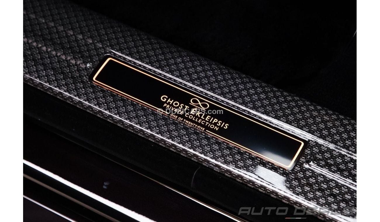 Rolls-Royce Ghost Black Badge Ekleipsis Private Collection 1 of 25 Goodwood | GCC | Warranty | Service Contract | 6.7L