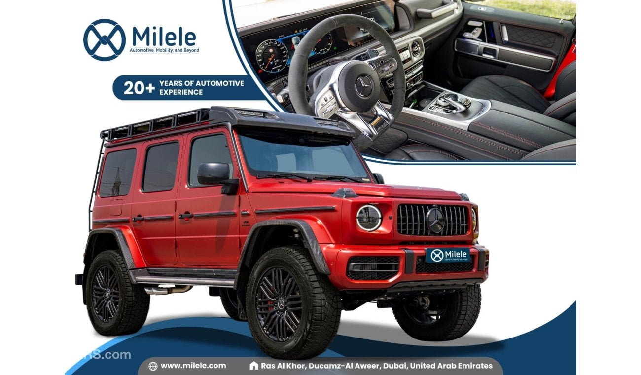 Mercedes-Benz G 63 AMG 4X4² MAGNO RED MARVEL WITH AMG NIGHT PACKAGE II, BURMESTER SURROUND SYSTEM