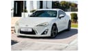 تويوتا 86 TOYOTA 86 2.0TC V4 2013 | LEATHER SEATS | GCC SPECS | WELL MAINTAINED