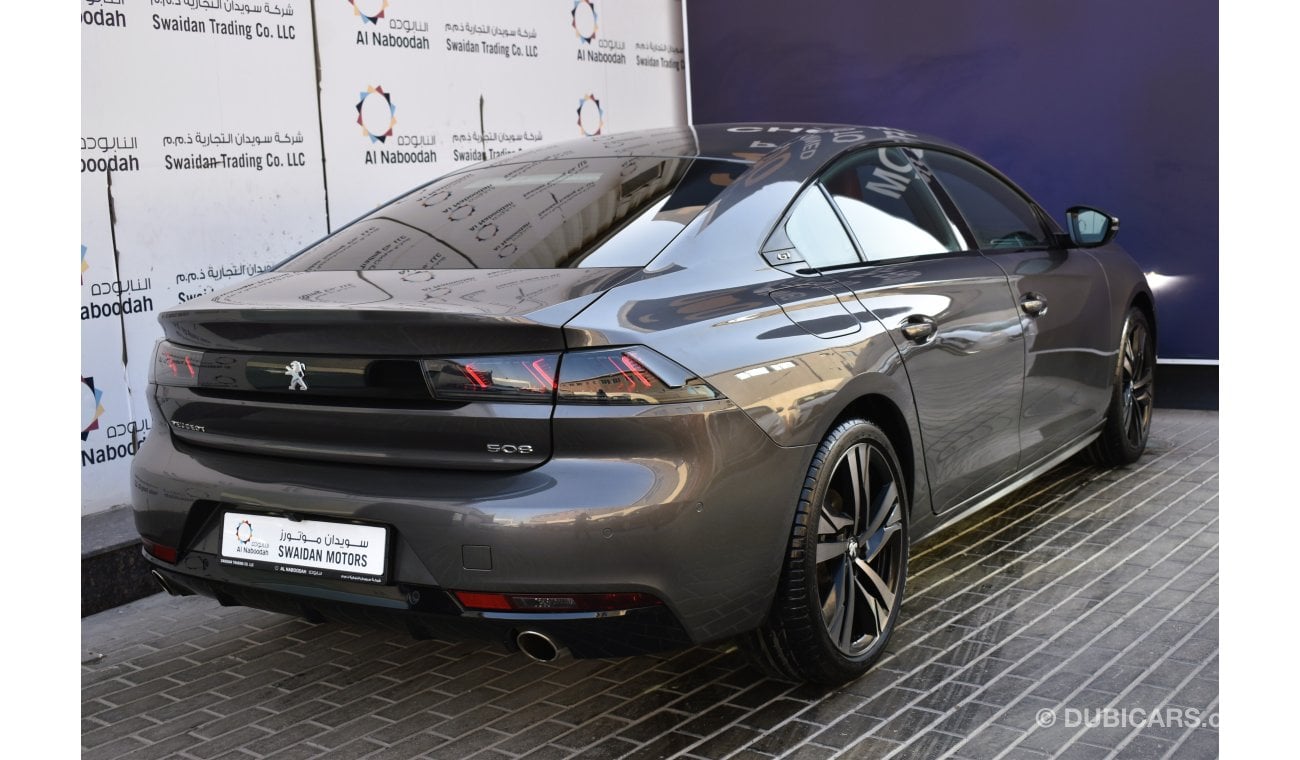 Peugeot 508 AED 1919 PM | 1.6L GT GCC AUTHORIZED DEALER WITH MANUFACTURER WARRANTY UP TO 2028 OR 100K KM