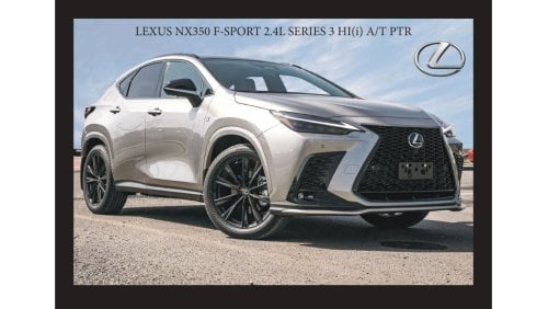 لكزس NX350 F SPORT LEXUS NX350 F-SPORT 2.4L SERIES 3 HI(i) A/T PTR 2022 Export price