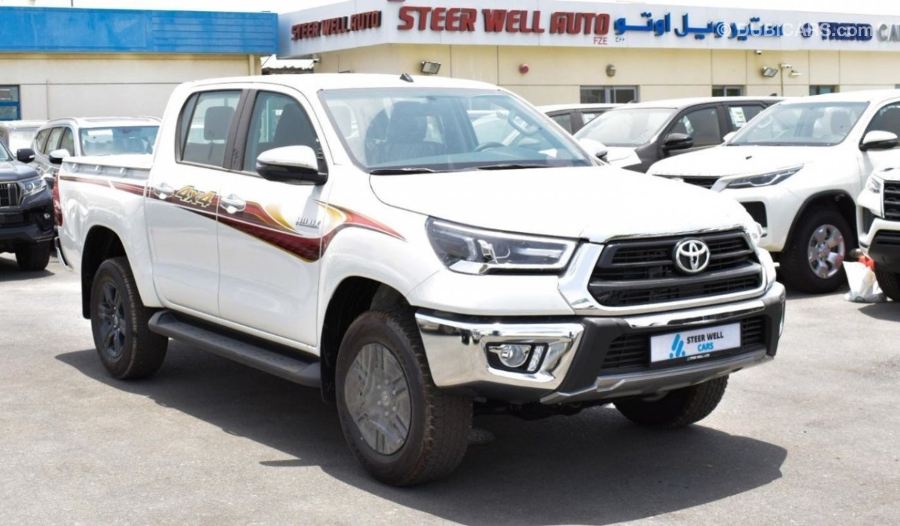 تويوتا هيلوكس GLX PRICE REDUCED 2022 | 2.4L M/T FULL OPTION WITH REAR CAMERA AND ALLOY WHEELS MAROON INTERIOR