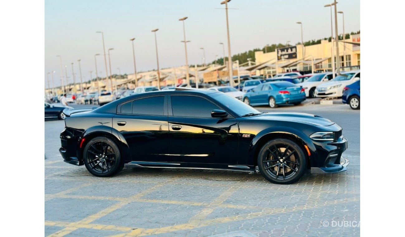 دودج تشارجر SRT ScatPack | Monthly AED 1490/- | 0% DP | Memory Seats | Fog Lights | Blindspot | # 23637