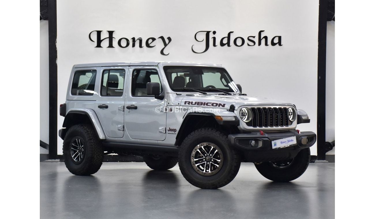 جيب رانجلر EXCELLENT DEAL for our Jeep Wrangler Unlimited Rubicon 2.0L ( 2024 Model ) in Silver Color GCC Specs