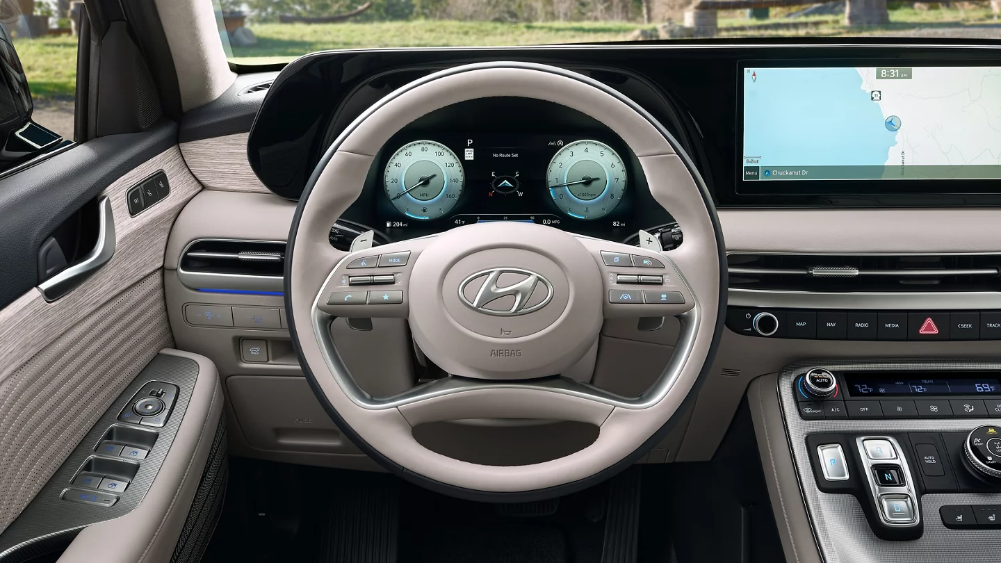 هيونداي باليساد interior - Steering Wheel