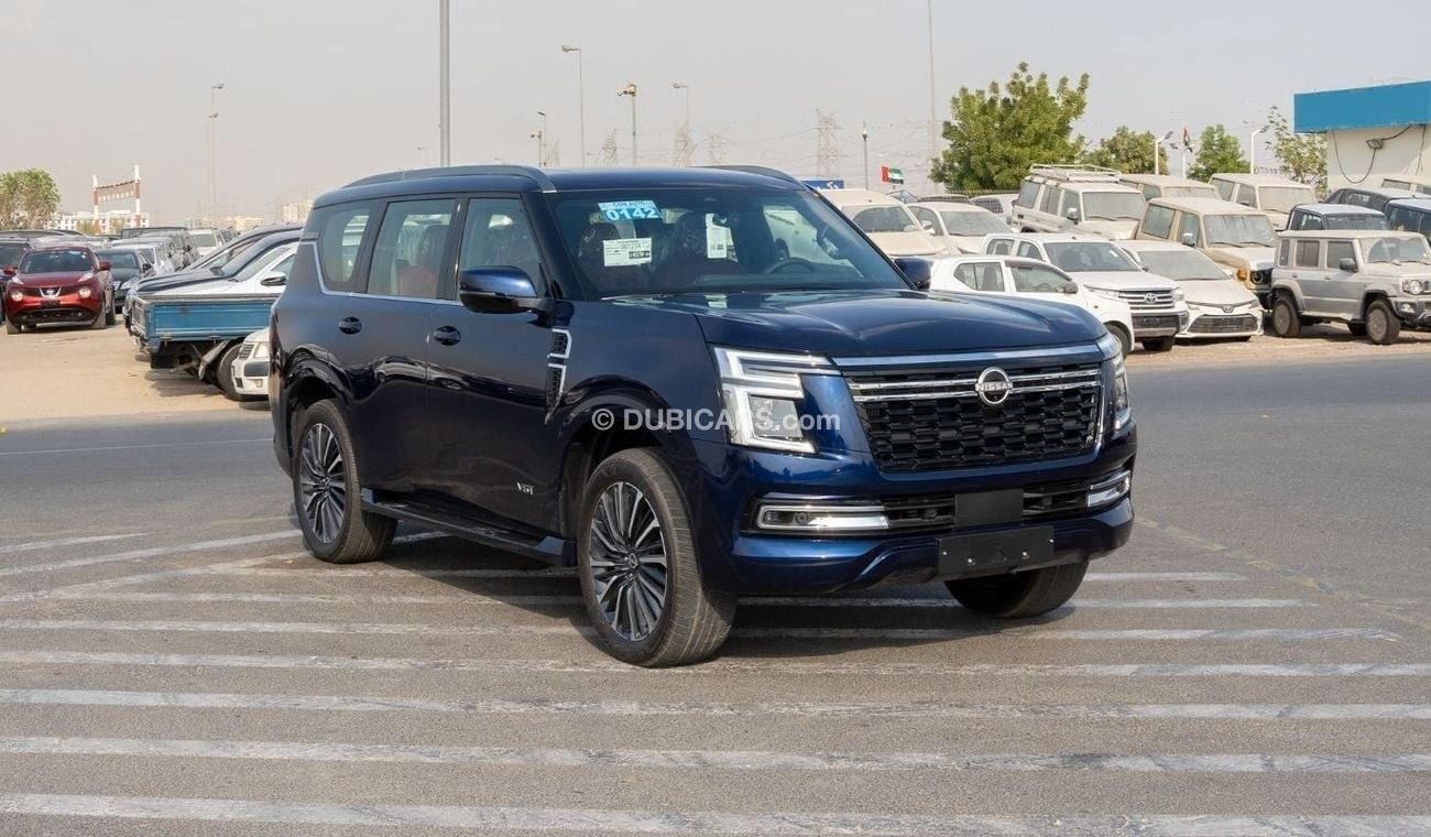 نيسان باترول 2025 Nissan Patrol V6 3.5L Twin Turbo LE Platinum Blue