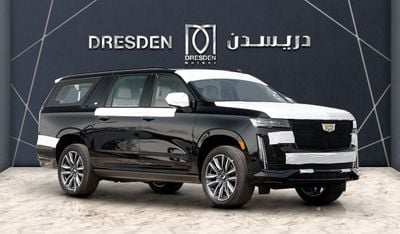 كاديلاك إسكالاد ESV SPORT PLATINUM/4WD + TV/BENCH 8 SEATS/2024/GCC. Export only