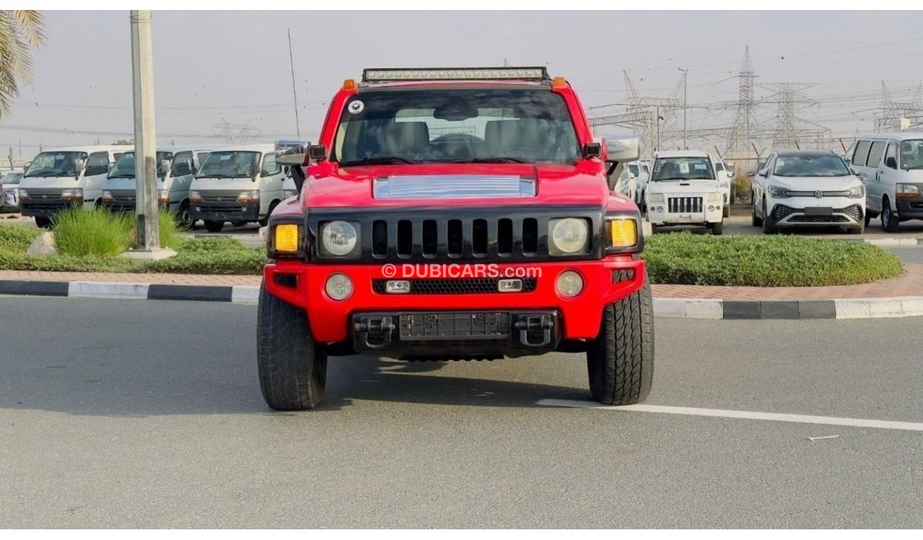 Hummer H3 2008 | LHD | LEATHER SEAT | SUNROOF | ROOF MOUNTED LED STRIP LIGHTS | BACK TIRE