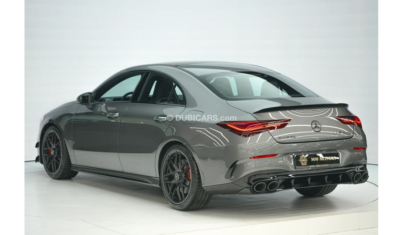 Mercedes-Benz CLA 45 S AMG Mercedes-Benz CLA 45s AMG 4-MATIC Coupé | 2025 GCC 0km | 5 Years Agency Warranty | AMG Night Package