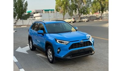 Toyota RAV4 XLE 2019 HYBRID HEV SUNROOF BLUE FULL OPTION US SPEC