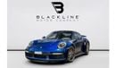 بورش 911 Turbo 3.8L (575 HP) Coupe 2024 Porsche Turbo, 2029 Porsche Warranty, Gentian Blue Metallic, Low KMs,