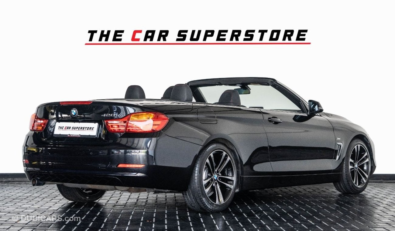 BMW 420i Sport Line 2016 - BMW 420i SPORT CONVERTIBLE - GCC - SERVICE HISTORY - IMMACULATE CAR