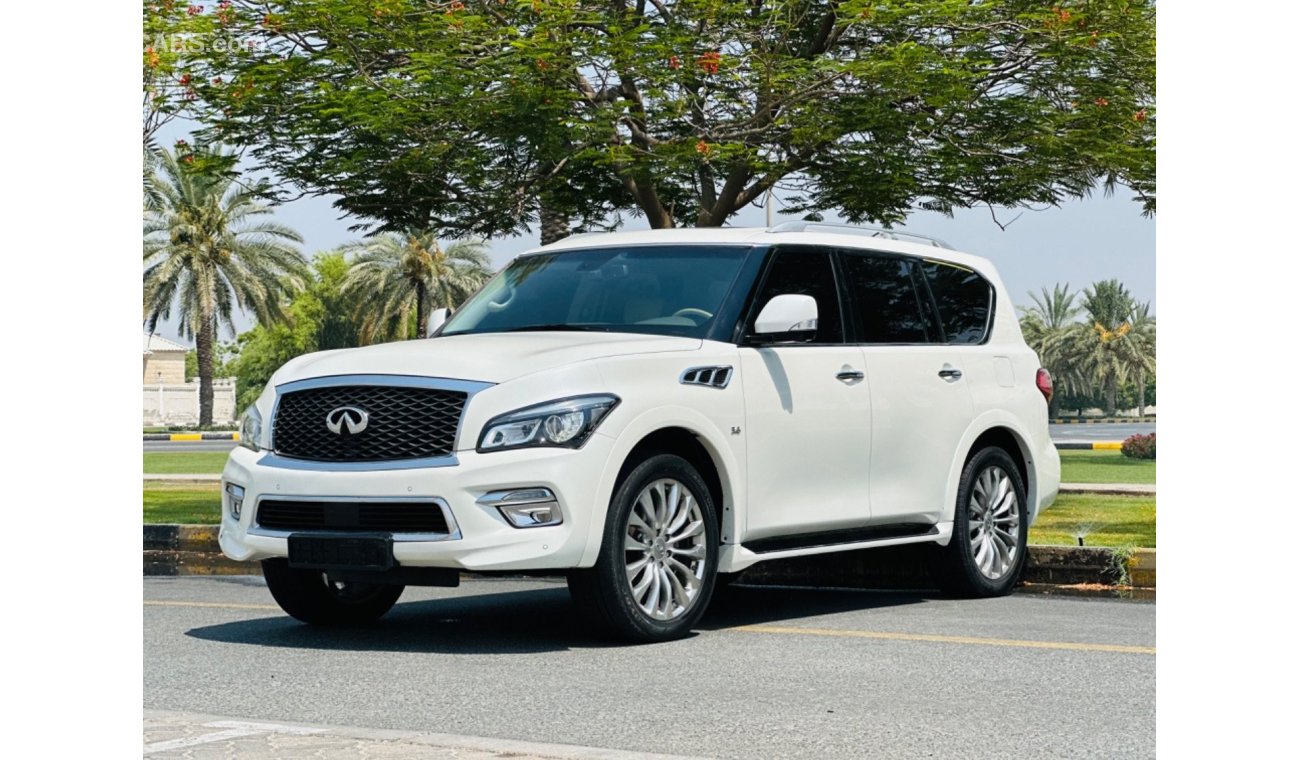 Infiniti QX80 Luxury 8st INFINITE QX80 MODEL 2016 GCC SPACE FULL OPTION