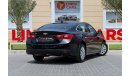 شيفروليه ماليبو Chevrolet Malibu Turbo LS 2021 GCC under Warranty with Flexible Down-Payment.