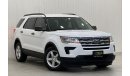 Ford Explorer 2018 Ford Explorer 7 Seater, Warranty, Full Service History, Excellent Condition, GCC