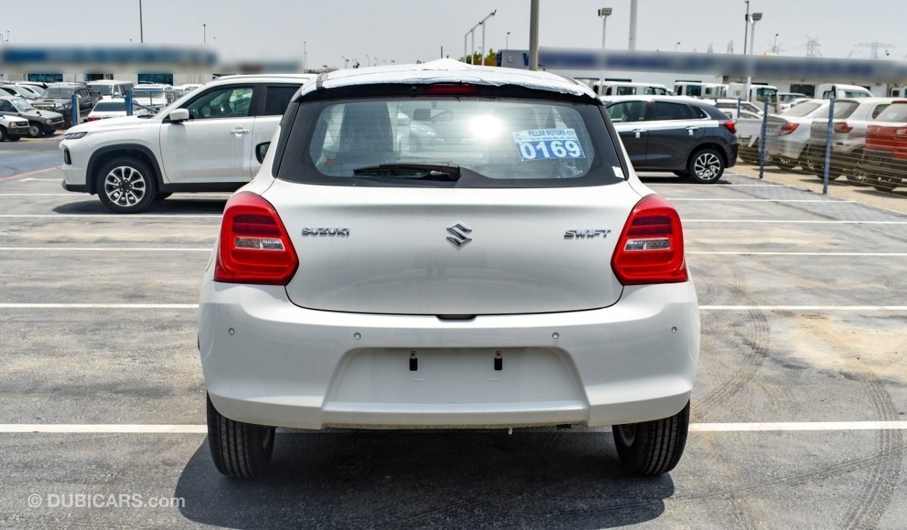 سوزوكي سويفت Suzuki Swift Dual Tone with Out Screen Camera 2024 Model White with Black Roof