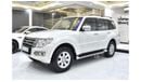 Mitsubishi Pajero EXCELLENT DEAL for our Mitsubishi Pajero GLS ( 2020 Model ) in White Color GCC Specs