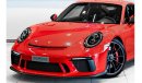 بورش 911 GT3 2018 Porsche 911 GT3, Porsche Warranty, Full Porsche Service History, Low KMs, GCC