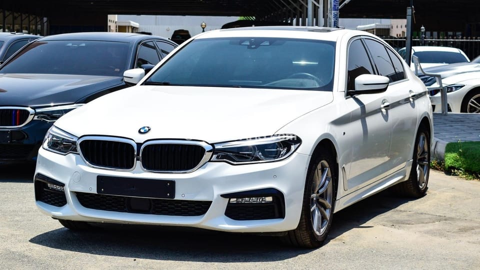 BMW 520 Diesel for sale: AED 115,000. White, 2018