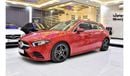 Mercedes-Benz A 250 EXCELLENT DEAL for our Mercedes Benz A250 ( 2019 Model ) in Red Color GCC Specs