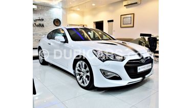 Hyundai Genesis Original Paint Very Low Mileage 19 000km Hyundai Genesis Coupe 3 8 2016 Model In White Color G For Sale Aed 59 000 White 2016