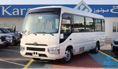 Toyota Coaster 4.2L V6 Diesel Engine Manual Drive 5-Speed 23 Seater, fabric Seat Radio AM/FM Digital Clock Air Bags