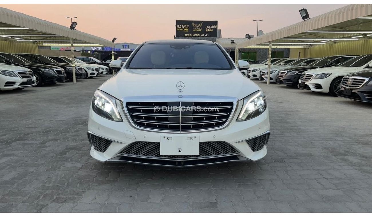 مرسيدس بنز S 550 S550L /// KIT S65 AMG وارد اليابان اوراق جمارك قمة النظافة