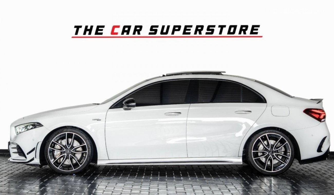 Mercedes-Benz A 35 AMG 2021-MERCEDES BENZ A 35 AMG-GCC-FSH WITH GARGASH-SERVICE CONTRACT AND WARRANTY TILL 2025