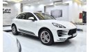 بورش ماكان T EXCELLENT DEAL for our Porsche Macan Turbo ( 2014 Model ) in White Color GCC Specs