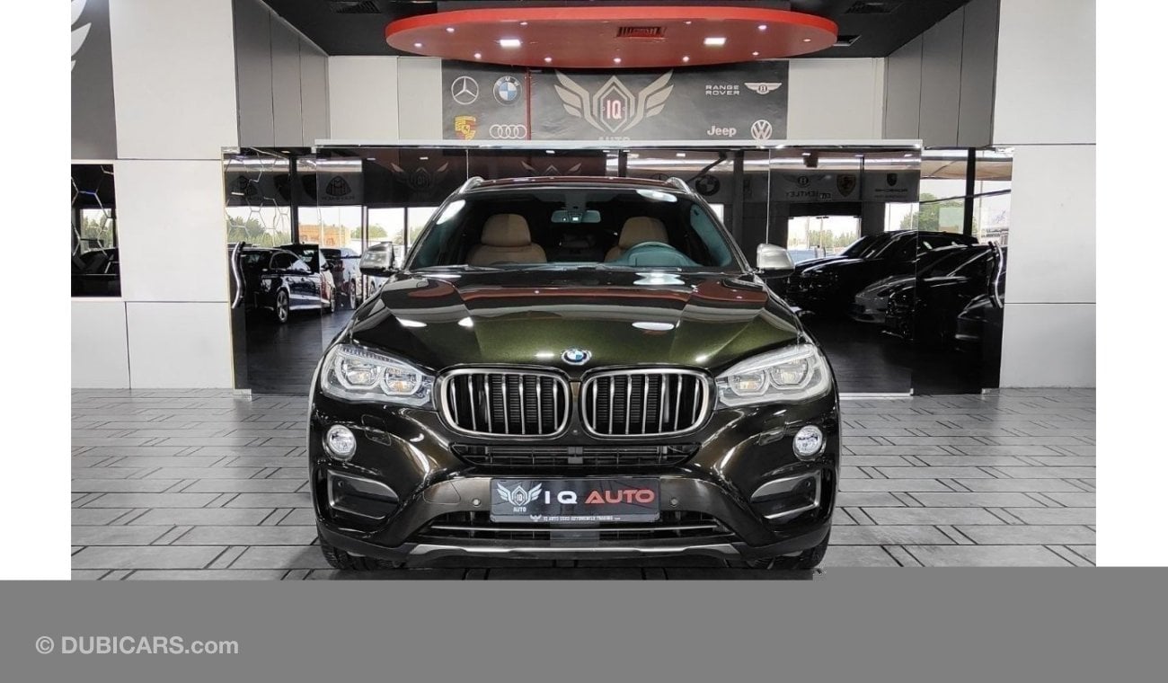 بي أم دبليو X6 35i اكسكلوسيف AED 3100/MONTHLY | 2015 BMW X6 XDRIVE 35i Exclusive Full Option | GCC