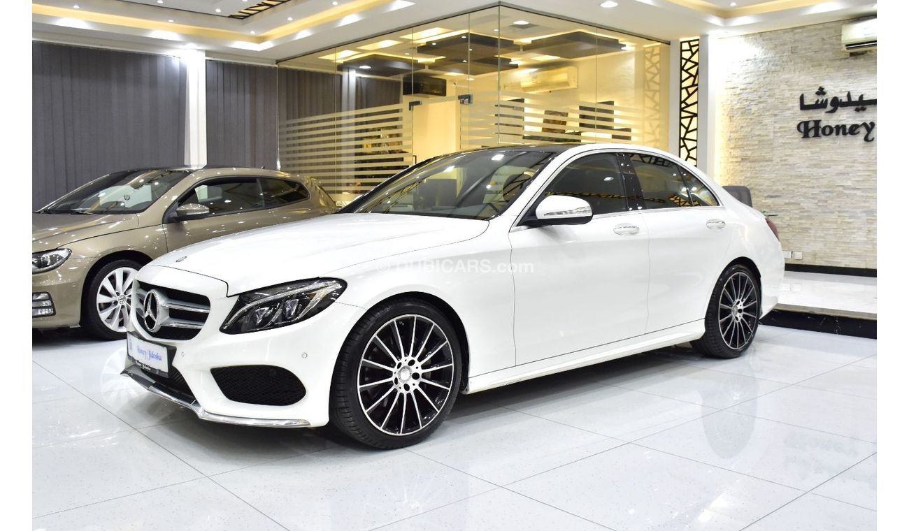 مرسيدس بنز C200 EXCELLENT DEAL for our Mercedes Benz C200 ( 2015 Model ) in White Color GCC Specs