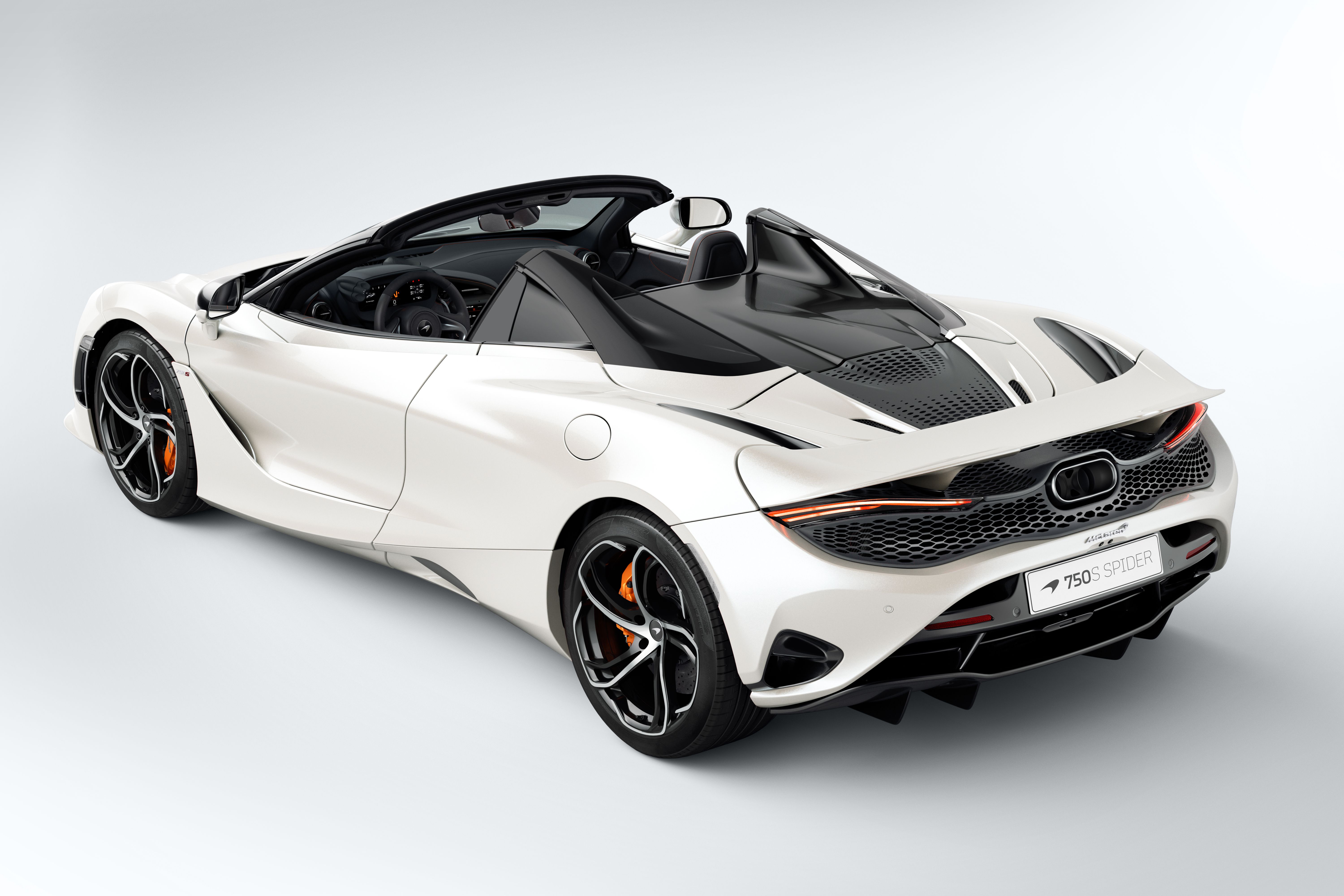 McLaren 750S Spyder exterior - Rear Right Angled