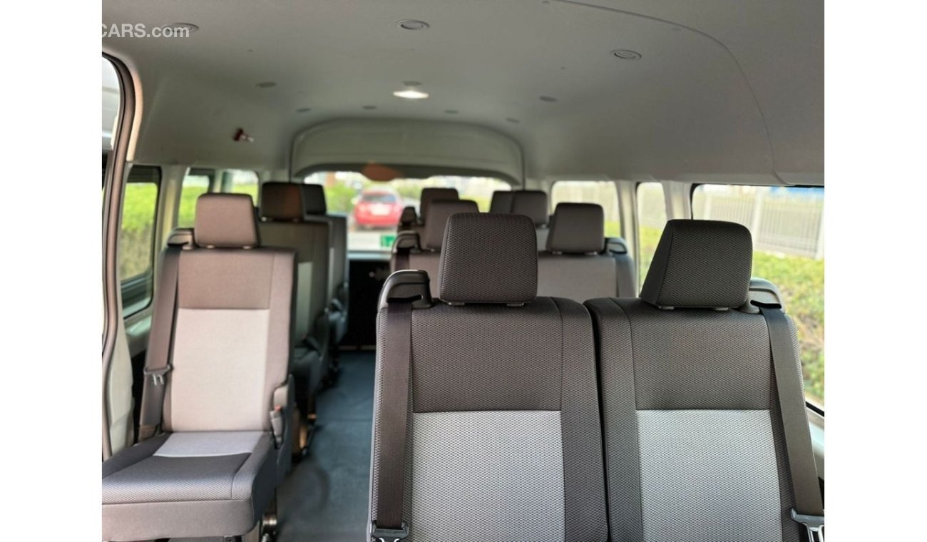 تويوتا هاياس 2025 Toyota Hiace DX 13-Seater 3.5L V6 Petrol M/T (3-Point Seatbelts) Only For Export