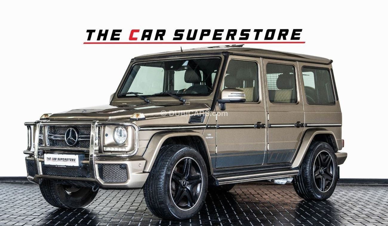 مرسيدس بنز G 63 AMG Std 5.5L 2014 - MERCEDES BENZ G63 AMG - GCC - SERVICE HISTORY - 1 YEAR WARRANTY