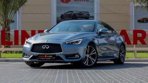 Infiniti Q60 Premium Infiniti Q60 2018 GCC (LOWEST MILEAGE) under Warranty with Flexible Down-Payment.