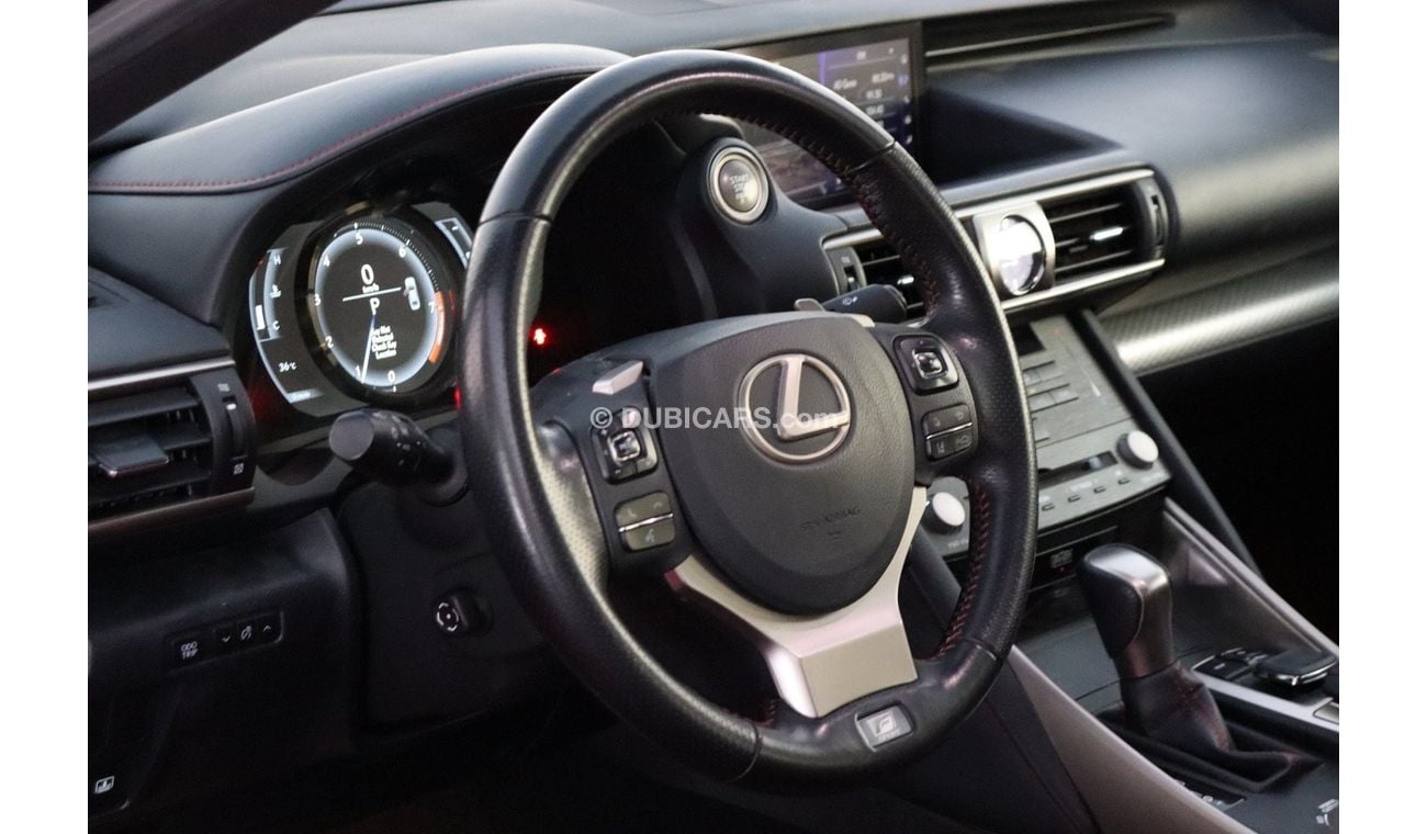 لكزس IS 350 F Sport Platinum 3.5L Lexus IS350 F-Sport Platinum / V6 3.5L / GCC / Free Accident / 2019