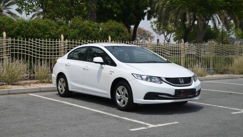 Honda Civic EXi 0 % DP - AGENCY MAINTAINED - HONDA CIVIC 2015 - GCC SPECS - FIRST OWNER - WELL MAINTAINED