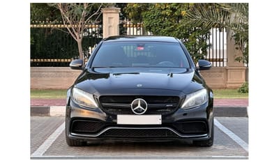 مرسيدس بنز C 63 AMG Std مرسيدس C63 AMG موديل 2018 مواصفات امريكية استخدام شخصي منذ 3 سنوات بحالة فنية وميكانيكية ممتازة