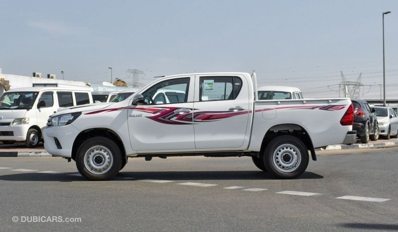 تويوتا هيلوكس Brand New Toyota Hilux DSL 2.4L Diesel Manual | White/Black | 2022 | FOR EXPORT ONLY