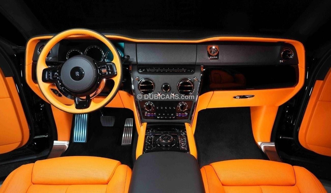 رولز رويس كولينان Onyx Concept | Onyx 24 Forged Rims | Diamond Black | Interior Orange