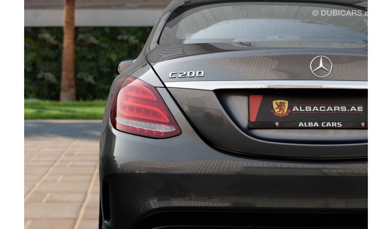 مرسيدس بنز C200 C200 AMG | 2,056 P.M  | 0% Downpayment | Excellent Condition!