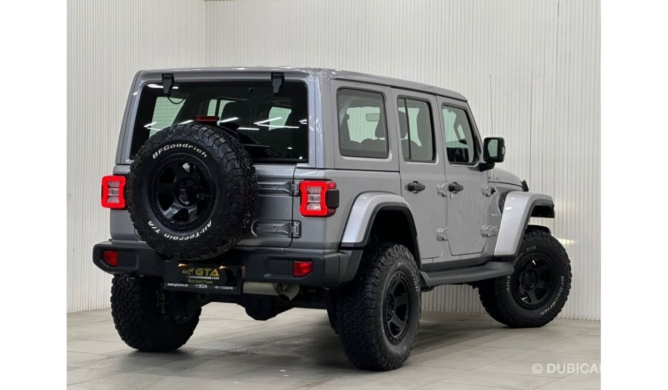 جيب رانجلر 2018 Jeep Wrangler Unlimited Sahara, Full Jeep Service History, Warranty, GCC